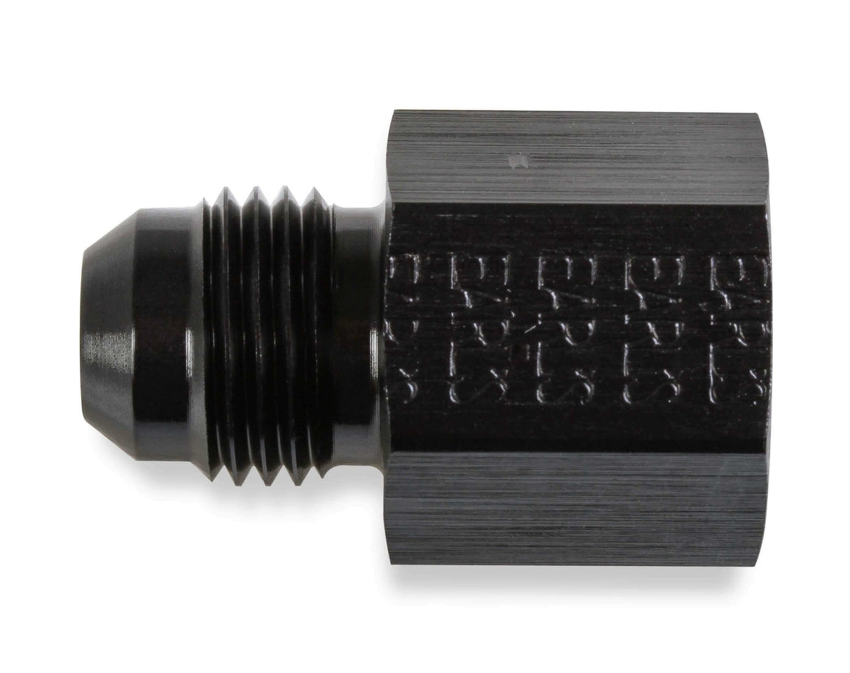 Earls -6 AN Male to 14mm x 1.50 Female - Black - AT9894DBHERL