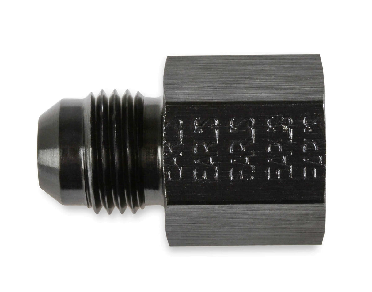 Earls -6 AN Male to 16mm x 1.50 Female - Black - AT9894DBJERL