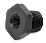 Earl's GM LS Oil Pressure Gauge Adapter Fittings - Black - AT9919AUJERL AN fitting aluminum