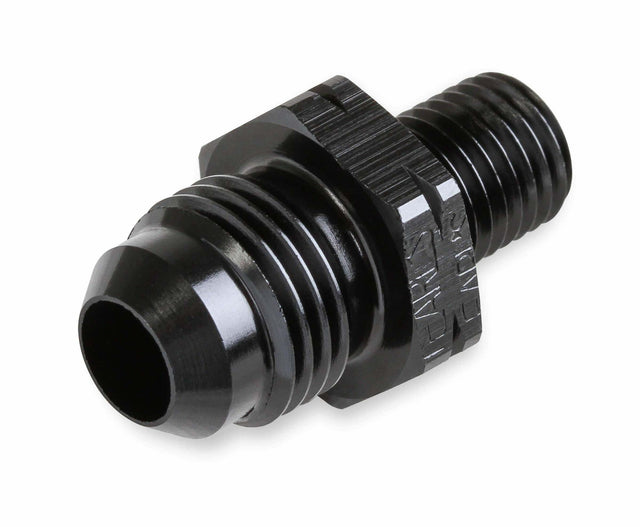 Straight Male AN -4 to 14mm x 1.5 - Black - AT9919BFHERL AN fitting aluminum