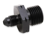 Earl's GM LS Oil Pressure Gauge Adapter Fittings - Black - AT9919BFJERL AN fitting