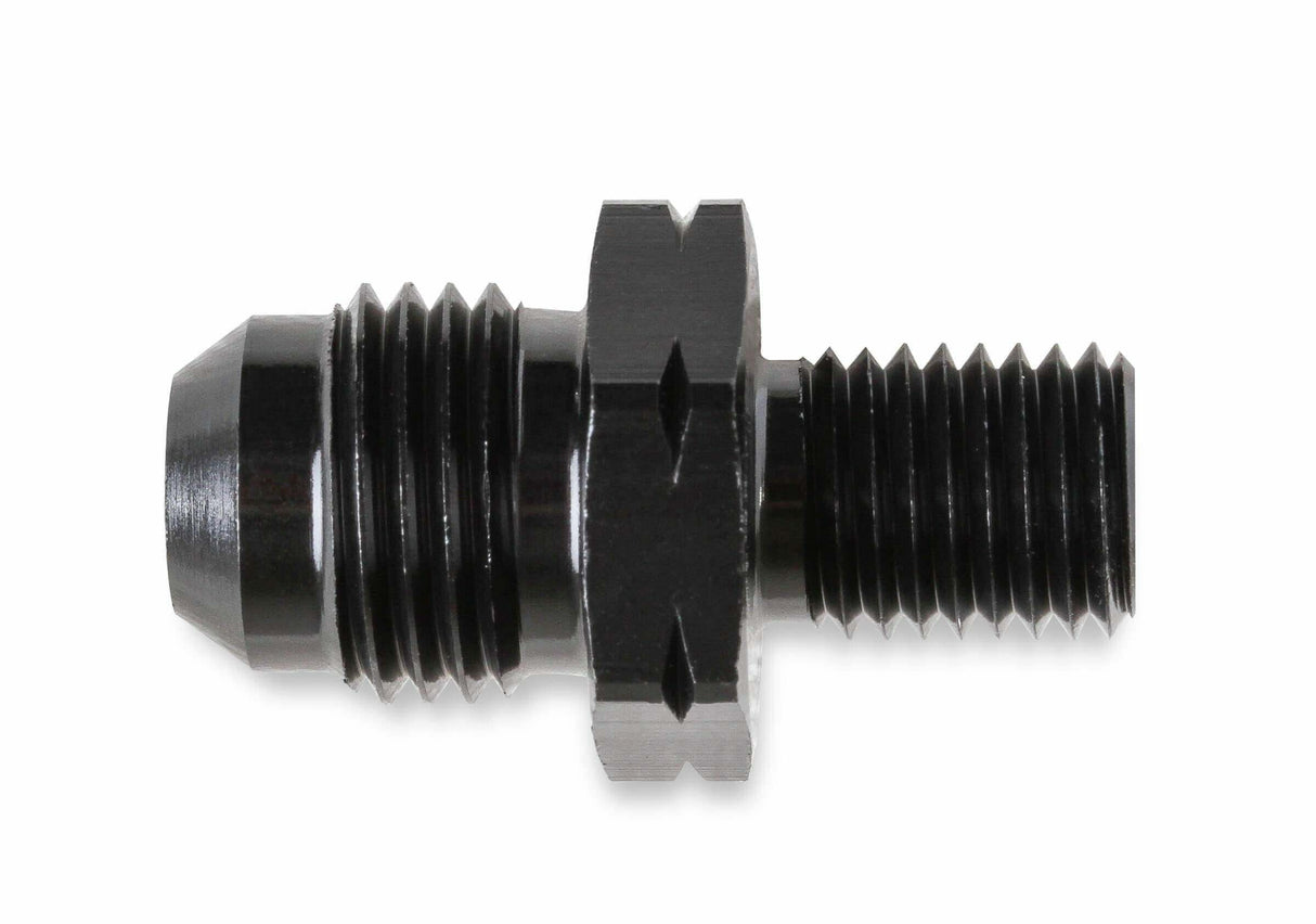 Earls Straight Male AN -6 to 12mm x 1.5 - Black - AT9919DFGERL