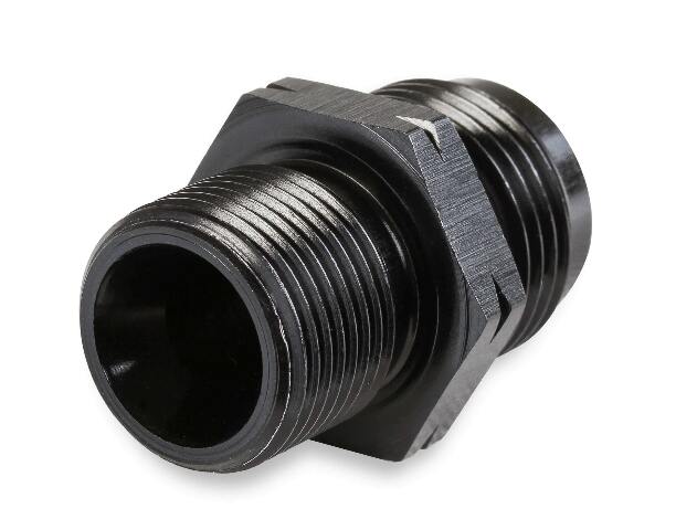 Straight Male AN -8 to 12mm x 1.5 - Black - AT9919EFGERL