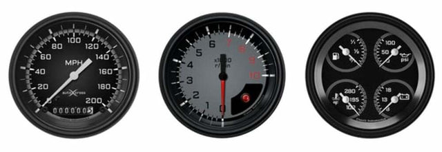Classic Instruments analog speedometer gauge black