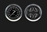 Auto Cross Grey 1954-55 Chevy Truck Package CT54AXG52 dash gauge cluster