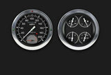 Auto Cross Grey 54-55 Chevy Truck Package w/ Speedtachular CT54AXG62 dash gauge cluster