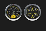 Auto Cross Yellow 54-55 Chevy Truck Package w/ Speedtachular CT54AXY62 dash gauge cluster