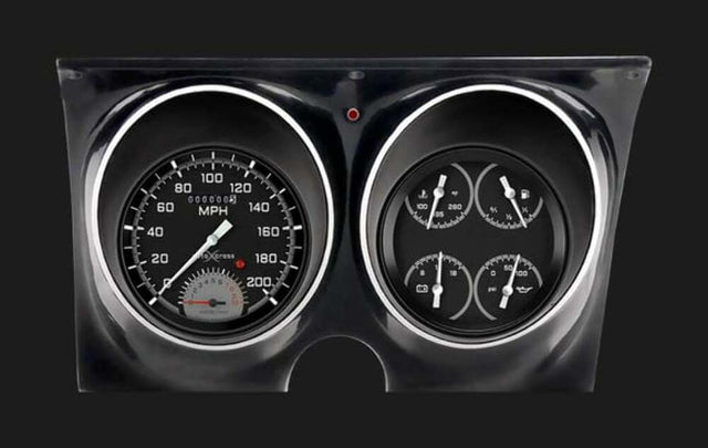 AutoCross Gray 1967-68 Camaro Package CAM67AXG for 1967-1968 Camaro dash gauge cluster