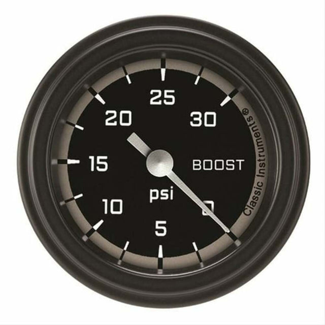 Classic analog gauge set black