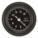Classic analog gauge set black