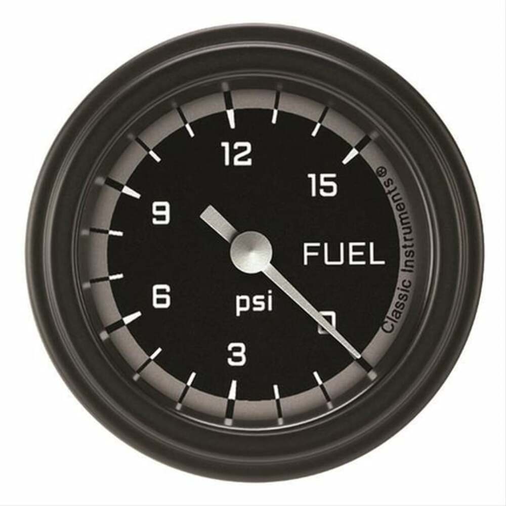 Classic analog gauge set black