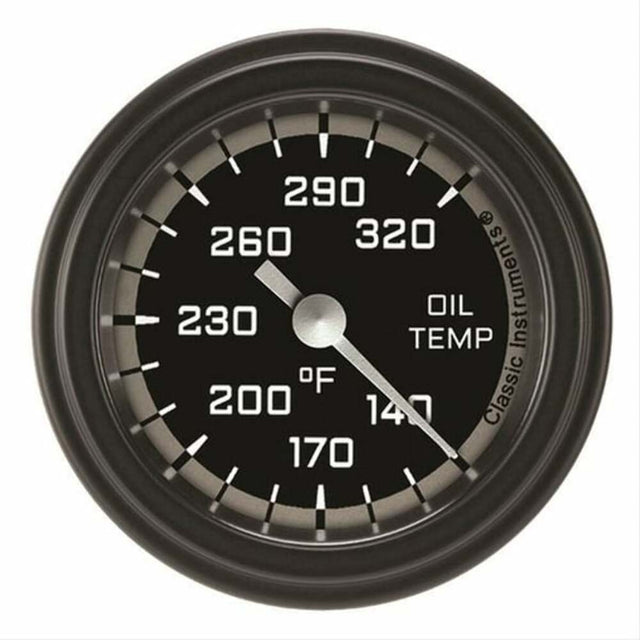 Classic analog gauge set black