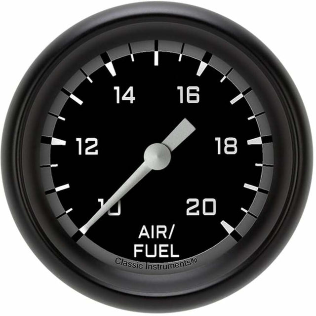 Classic analog gauge set black