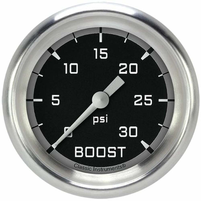 Classic analog gauge set black