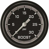 Classic analog gauge set black