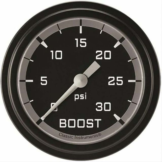 Classic analog gauge set black