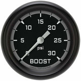 Classic analog gauge set black