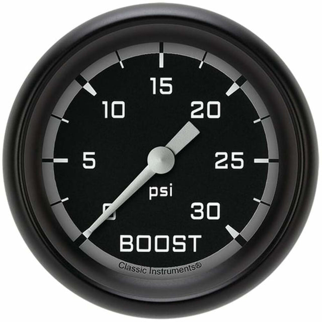 Classic analog gauge set black