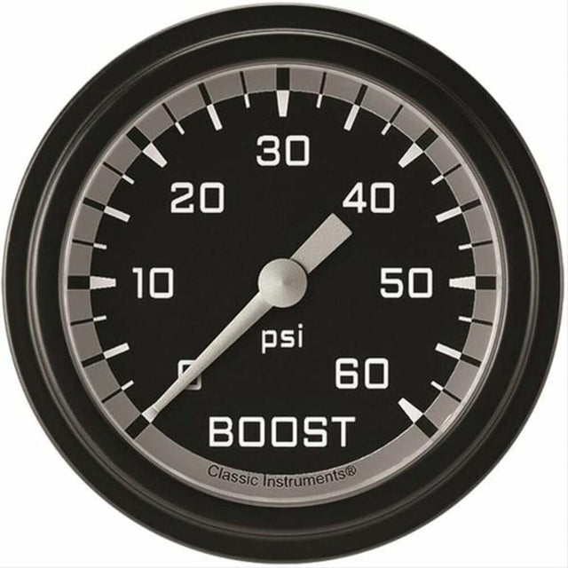 Classic analog gauge set black