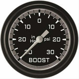 Classic analog gauge set black