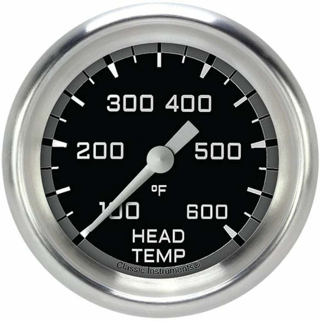 Classic analog gauge set black