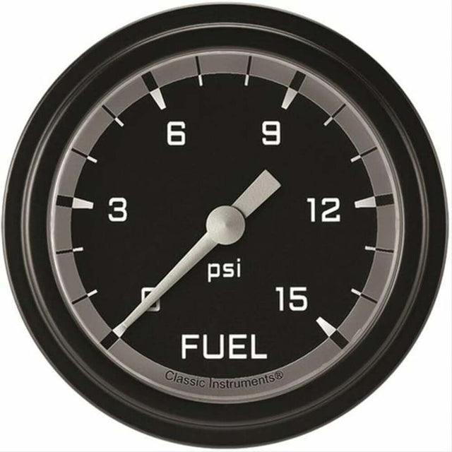 Classic analog gauge set black