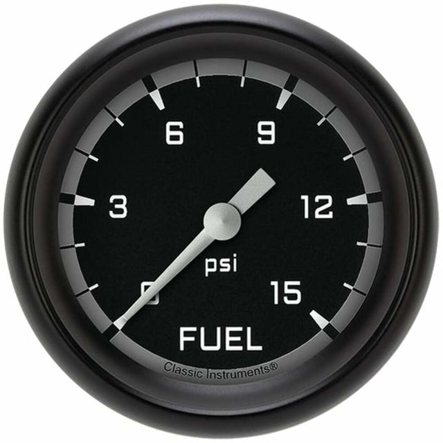 Classic analog gauge set black