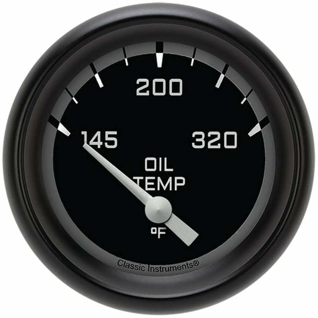 Classic analog gauge set black