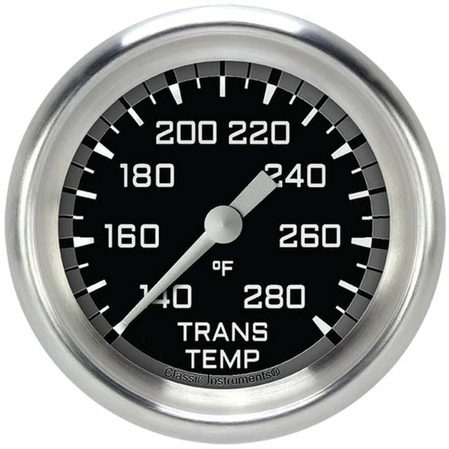 Classic analog gauge set black