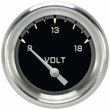 Classic Instruments voltmeter analog gauge black