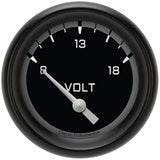 Classic Instruments voltmeter analog gauge black