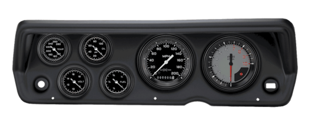 Classic Instruments AutoCross Gray Series full-sweep CDDU70AXG101BL