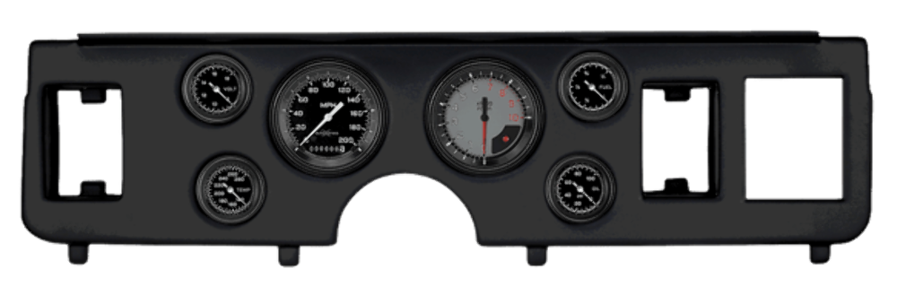 Classic Instruments AutoCross Gray Series, full-sweep CDMU79AXG101BL