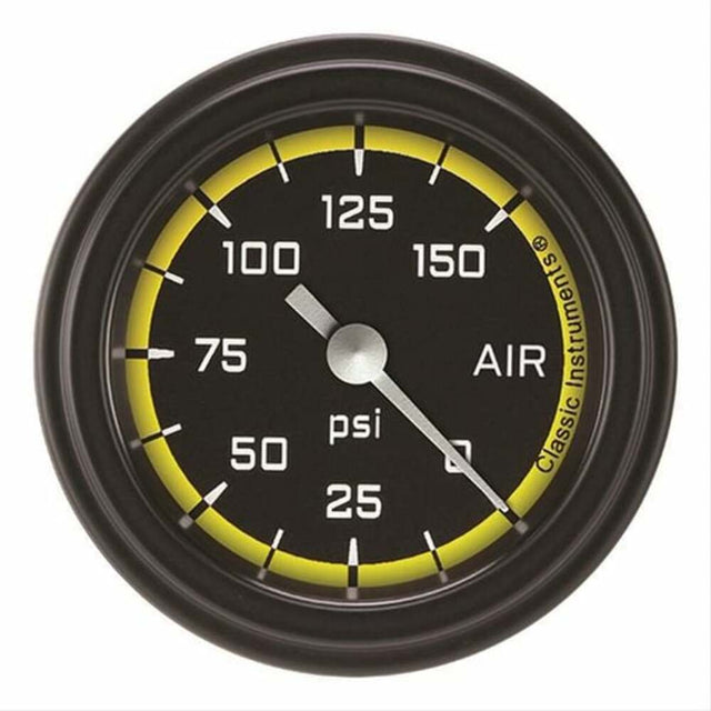 t autocross-yellow-2-1-8-air-pressure-gauge-ax118yblf Classic Instruments