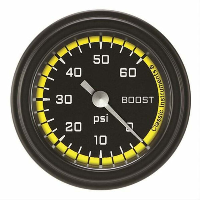 Classic analog gauge set black