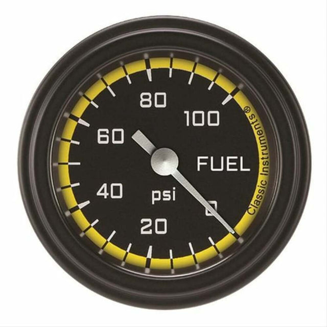 Classic analog gauge set black