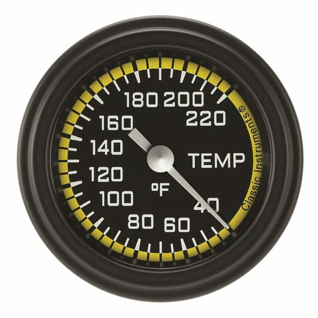 Classic analog gauge set black