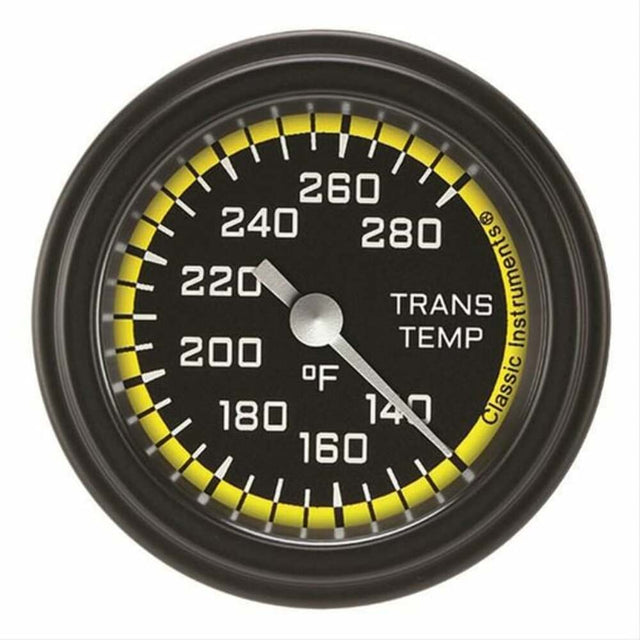 Classic analog gauge set black