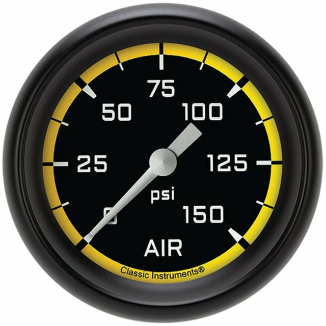 Classic analog gauge set black