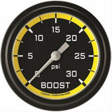 Classic analog gauge set black