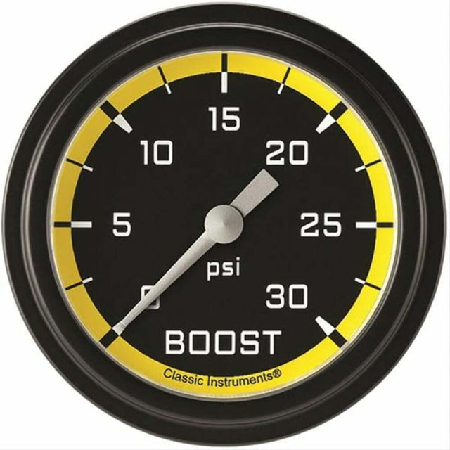 Classic analog gauge set black
