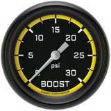 Classic analog gauge set black