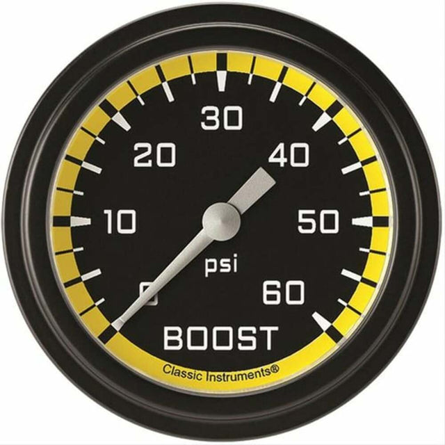 Classic analog gauge set black