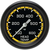 Classic analog gauge set black