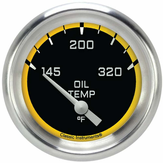Classic analog gauge set black
