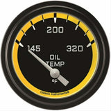 Classic analog gauge set black