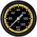 Classic analog gauge set black