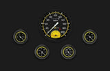 AutoCross Yellow Five Gauge Set 165 AX165YBLF