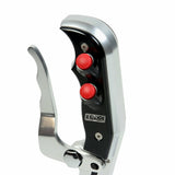 Automatic Gated Shifter - Dual Button Magnum Grip Pro Stick - Two Tone billet aluminum black anodized