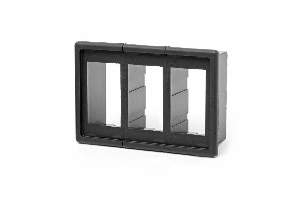 Auxiliary Switch Bezel; Triple 709B-3